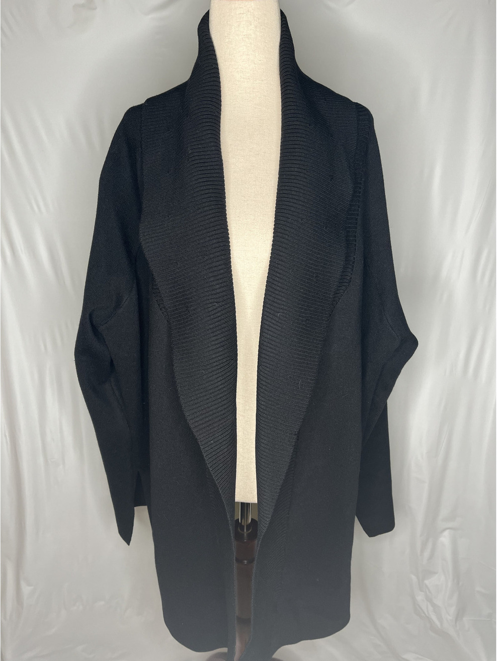 NWT IMAN Women's Black Cardigan Size 2X